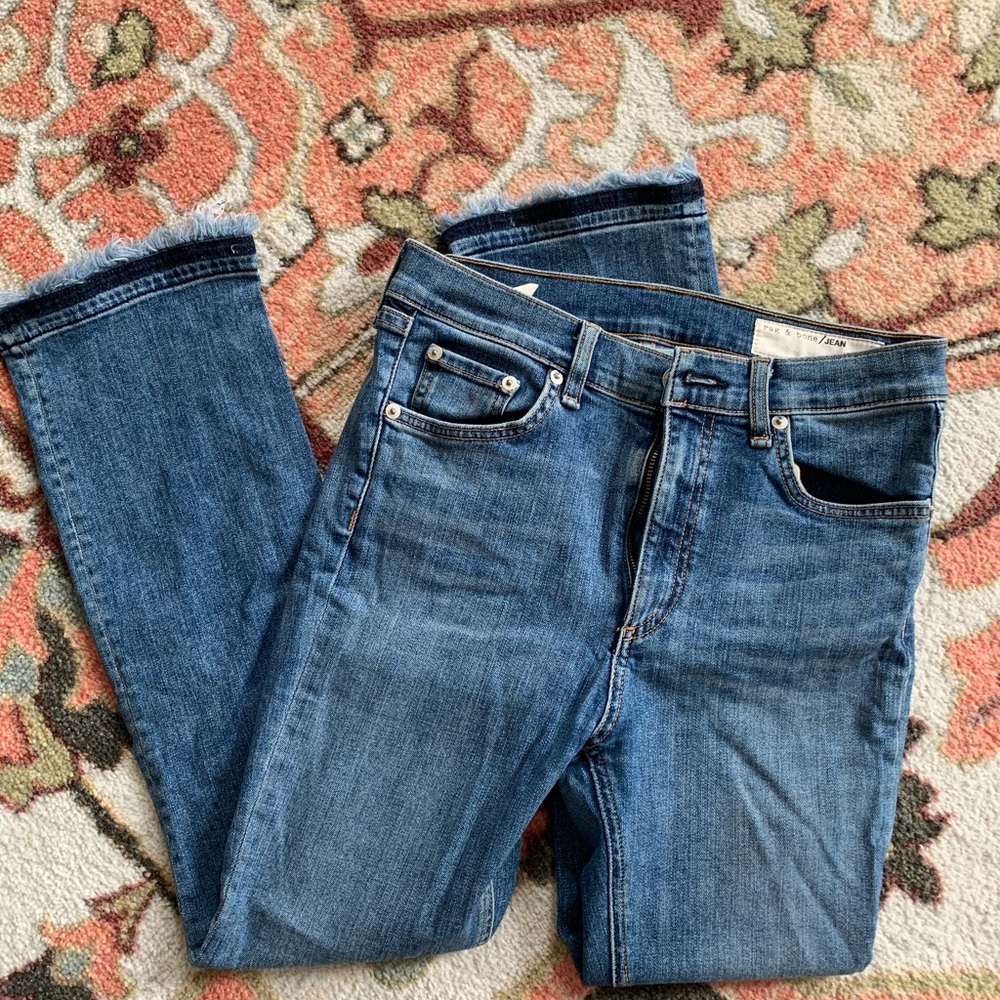 Rag and Bone cropped Jean